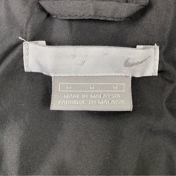 Vintage Nike Windbreaker Embroidered Swoosh Green Black Men’s Size Medium - Picture 6 of 16